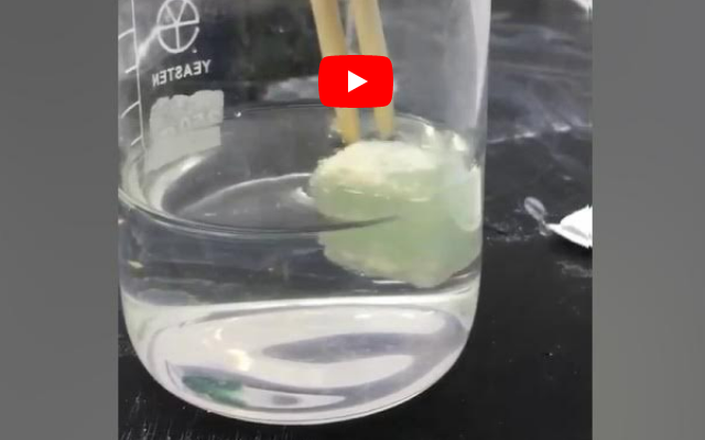 Separation of the water and oil of the Hydrophobic Aerogel