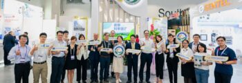 民國 113 年 9 月南科園區管理局攜手台灣氣凝膠等 13 家業者參加 2024 國際半導體展